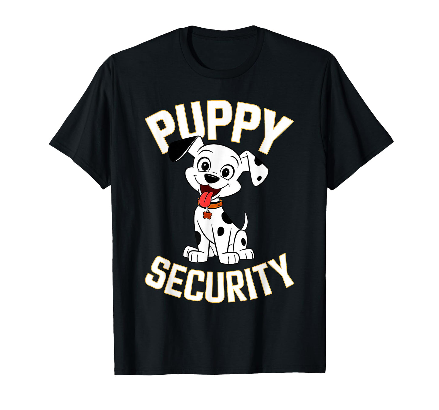 Puppy Security Dog Catcher Costume Dalmatian Halloween T-Shirt