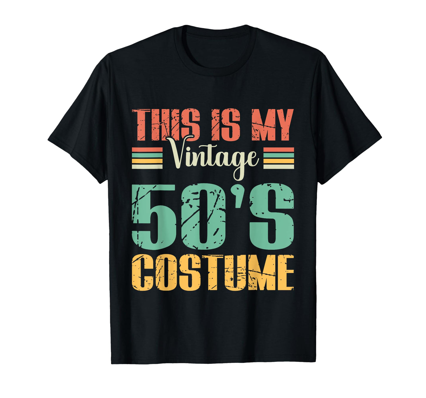 This Is My 50s Costume Retro Vintage Party T-Shirt