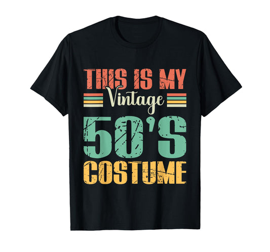 This Is My 50s Costume Retro Vintage Party T-Shirt