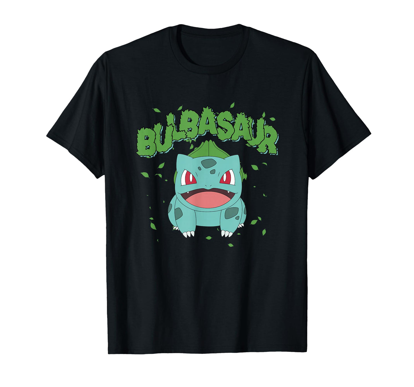 Pokémon Epic Bulbasaur Smiling Grass Type Big Chest Poster T-Shirt