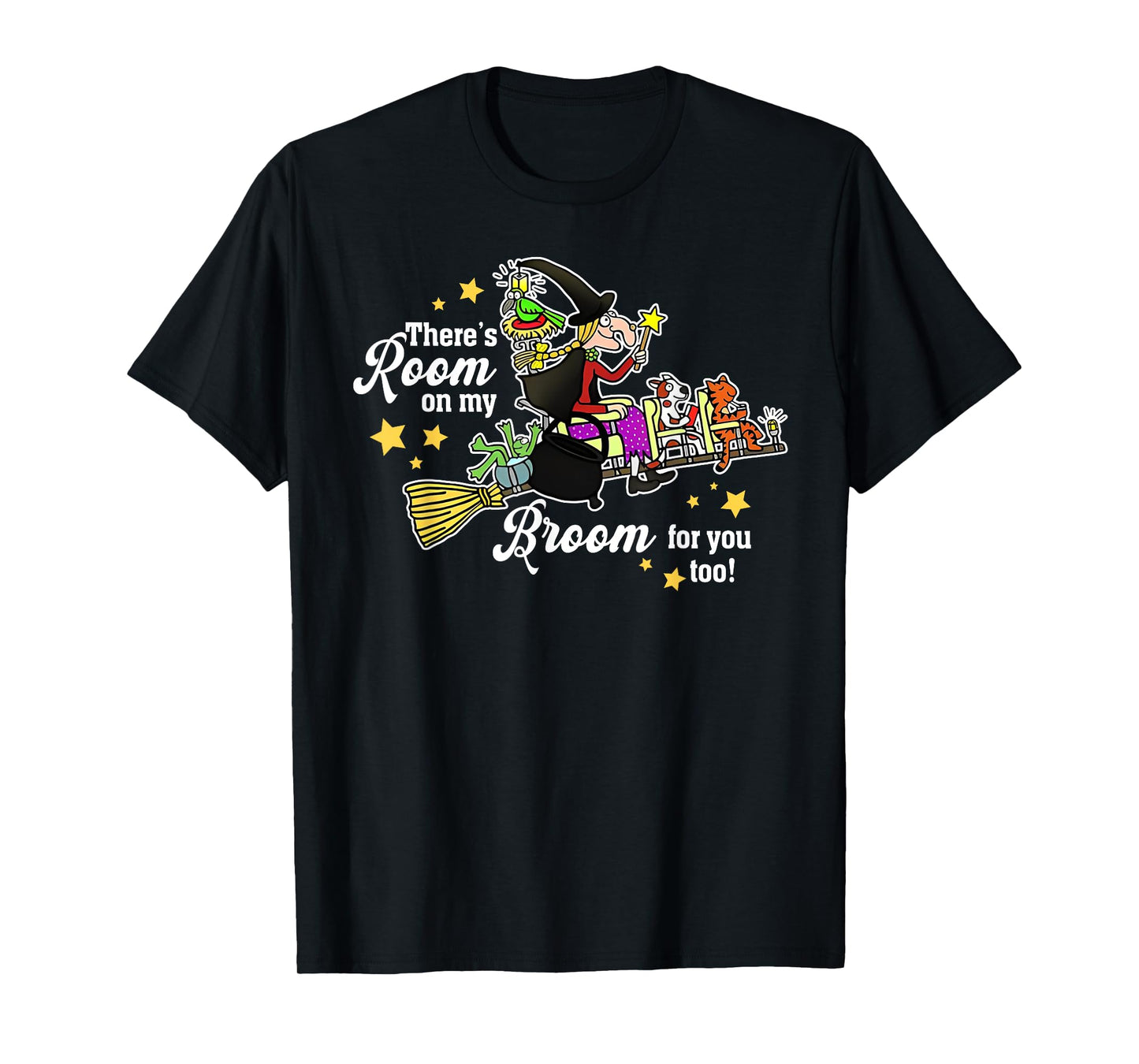 Funny There's Room On My Broom For You Too Teacher Halloween T-Shirt