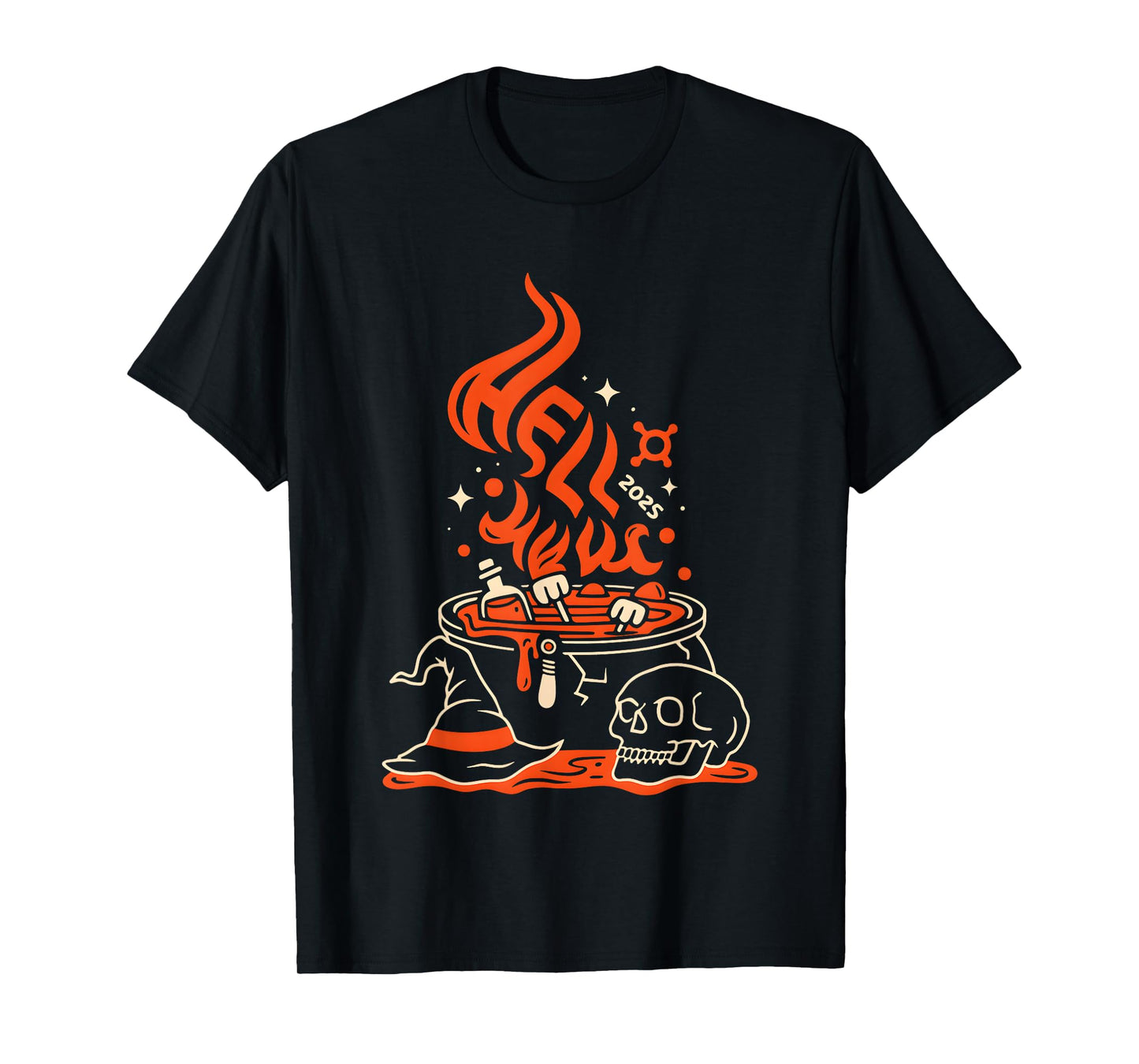 Hell 2025 Week Witch Skull T-Shirt