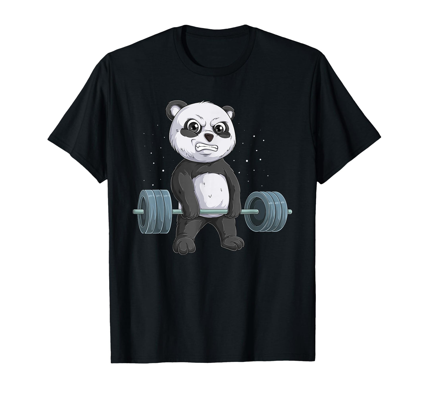 Panda Bear Weightlifting Funny Deadlift Men Fitness Gym T-Shirt