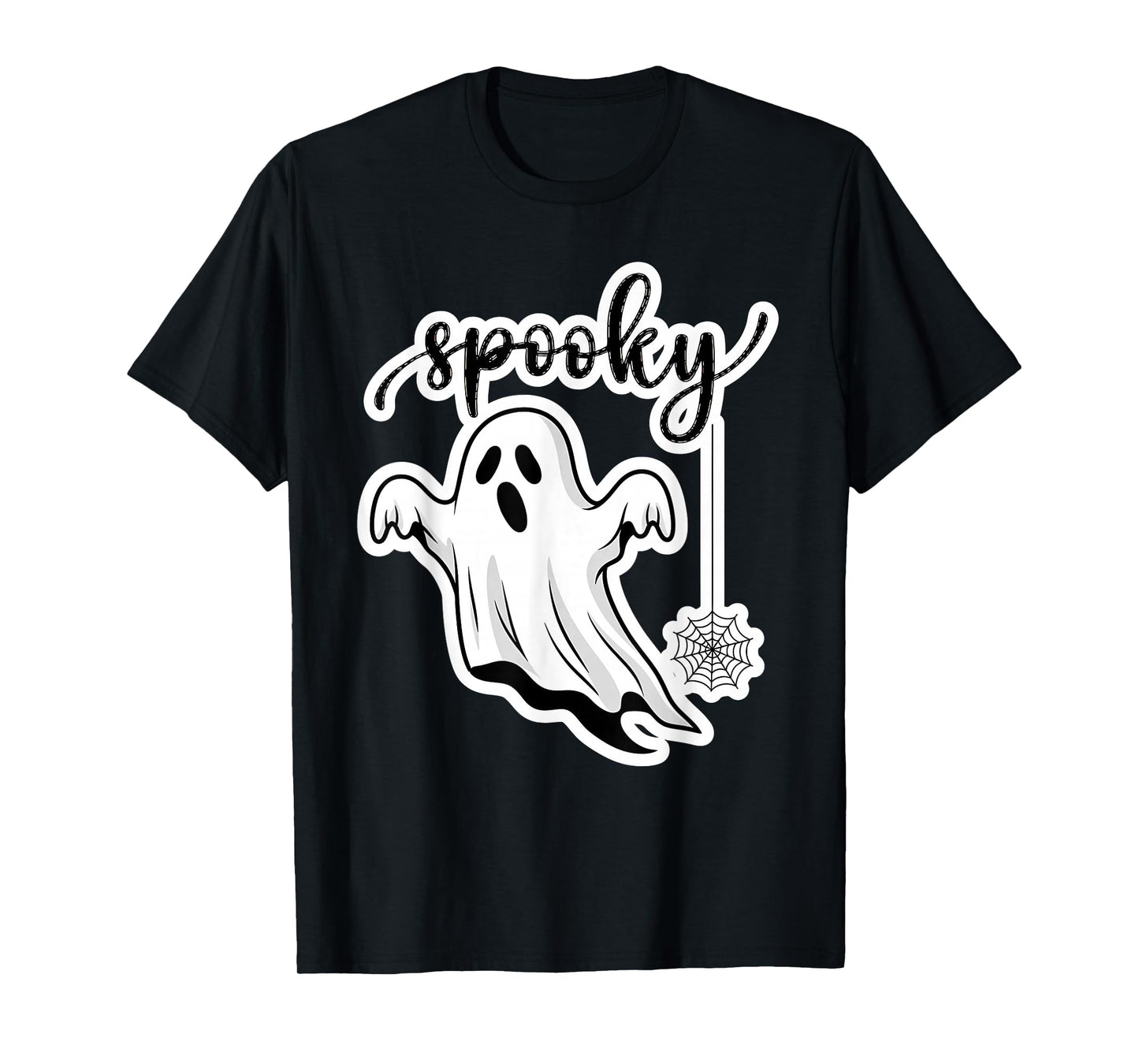 Spooky Cute Ghost Halloween Costume Kids Family Party Design T-Shirt