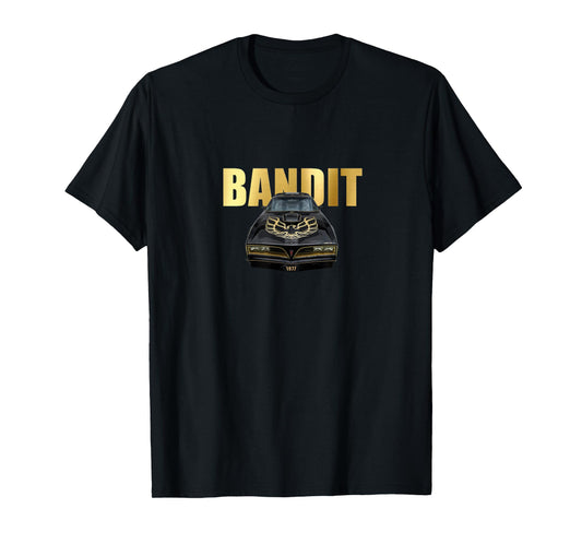 VINTAGE 1977 BANDIT TRANS AM, AMERICAN MUSCLE CARS, 1970s T-Shirt