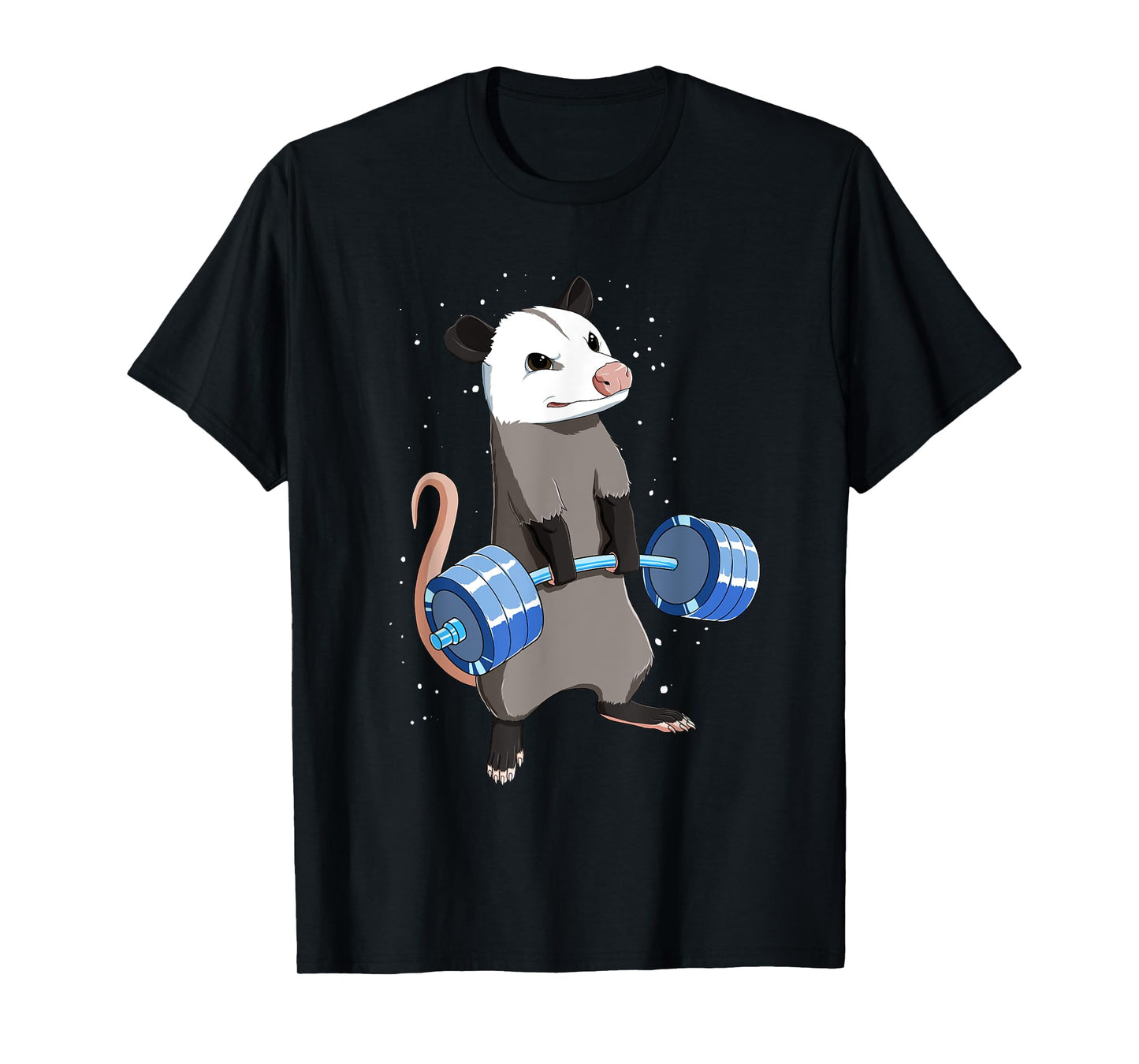 Funny Weightlifting Opossum T-Shirt