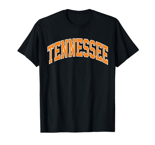 Vintage Tennessee Men Tennessee Women Retro Orange White TN T-Shirt