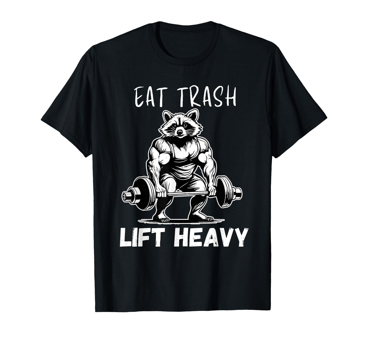 Urban Empyre Raccoon Bodybuilder x Eat Trash Lift Heavy T-Shirt