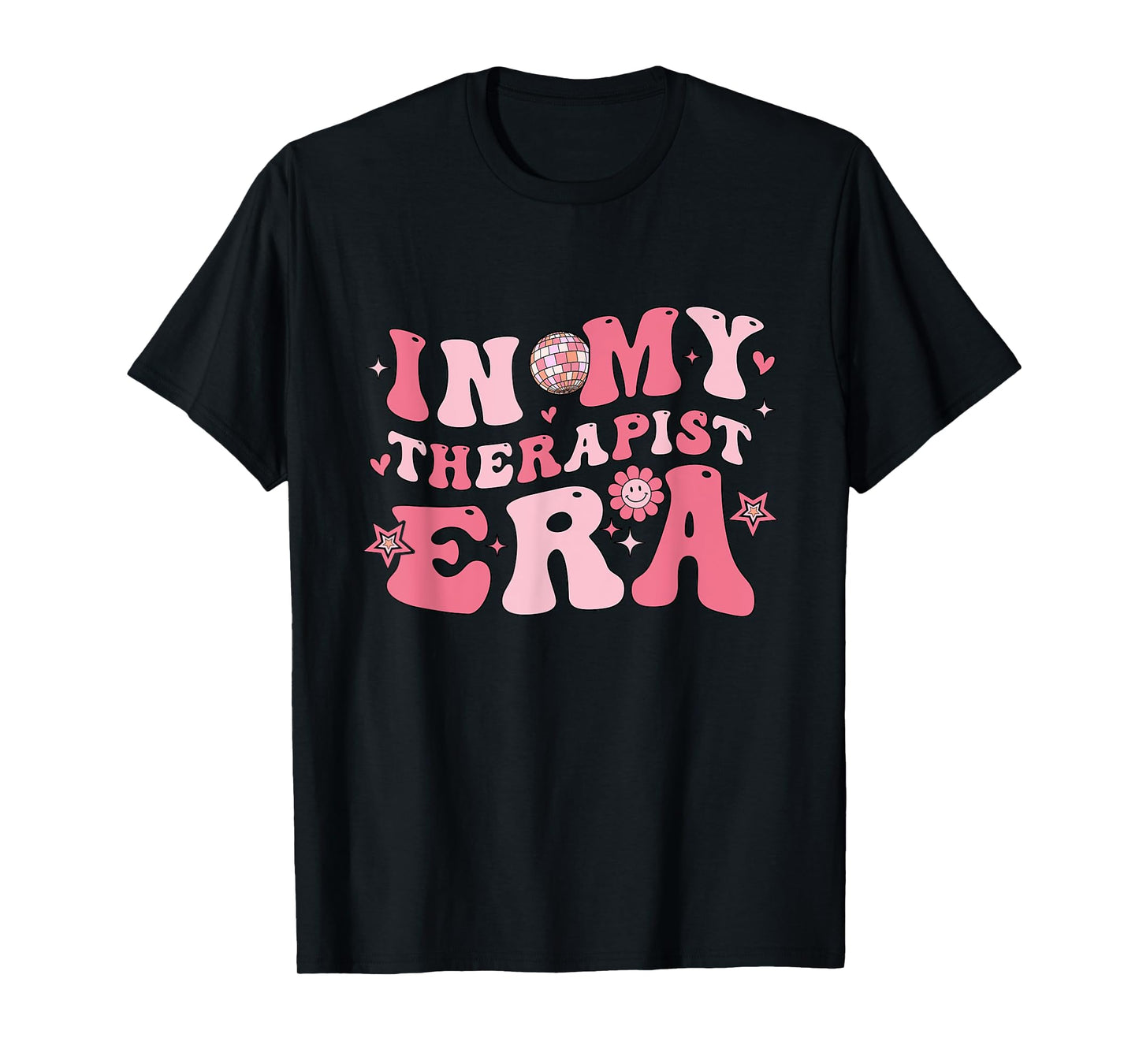 In My Therapist Era Retro groovy PT OT SLP therapy therapist T-Shirt