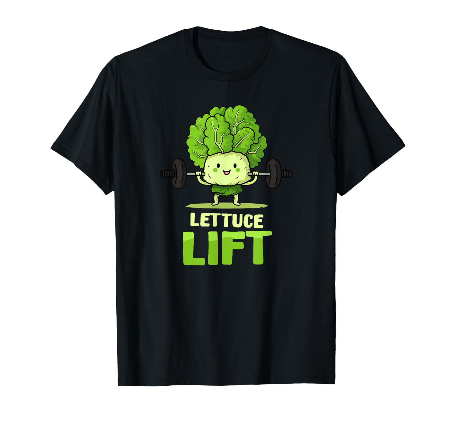 Lettuce Lift Design Vegan Athlete T-Shirt