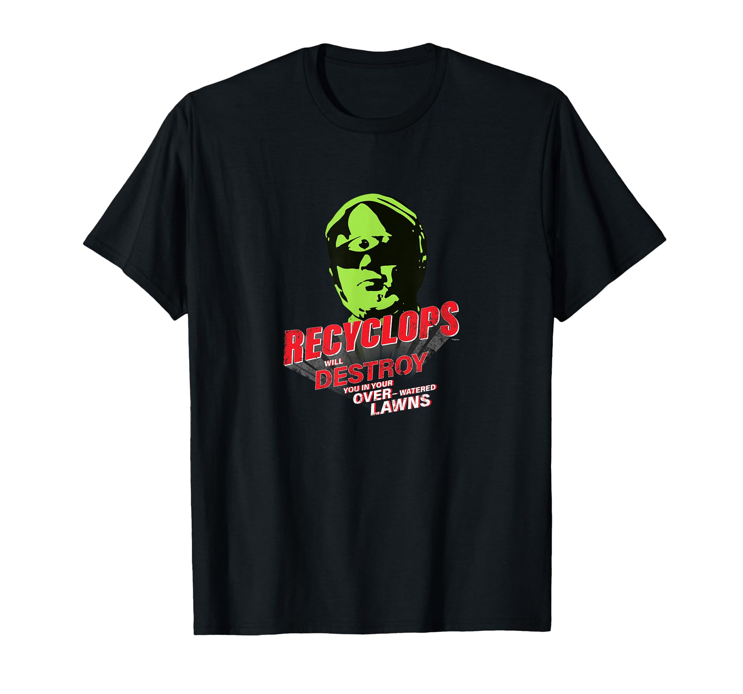 The Office Dwight Schrute Recyclops Over-Watered Lawn Tee T-Shirt