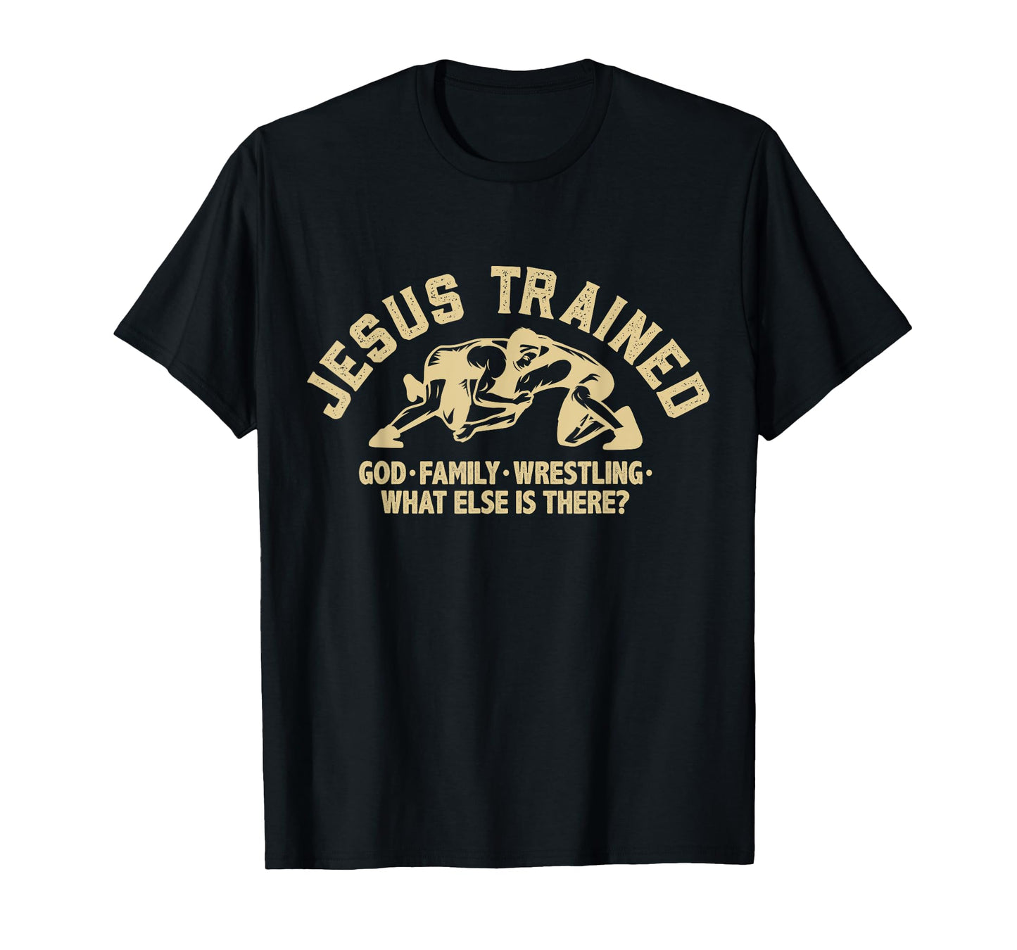 Vintage Jesus Trained Wrestling For Men Women 1 T-Shirt