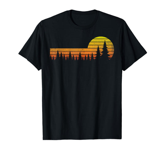 Trees Wildlife Nature Vintage Forest T-Shirt
