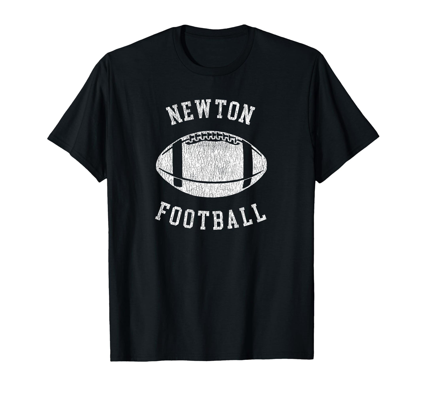 Newton Football Distressed Vintage 80's Throwback Classic T-Shirt