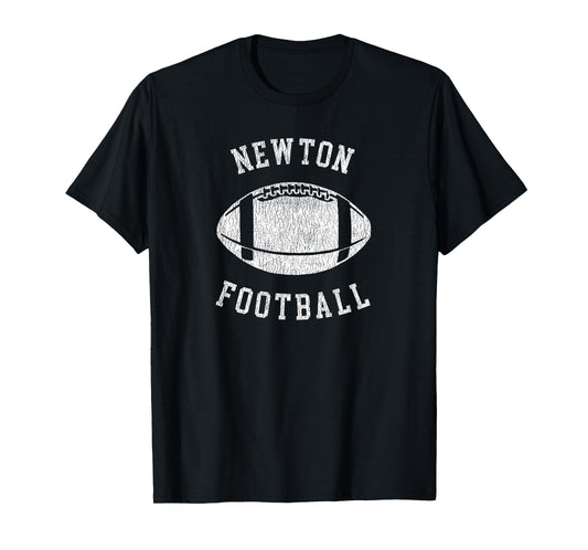 Newton Football Distressed Vintage 80's Throwback Classic T-Shirt