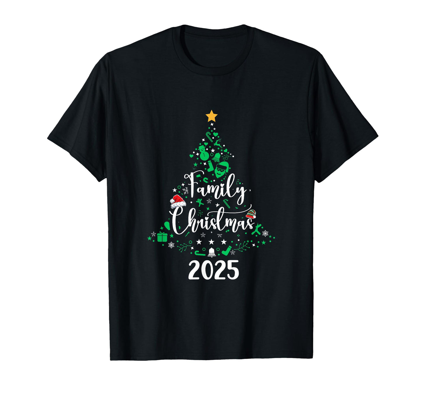 Christmas Family 2025 Xmas Christmas Tree for Men Women T-Shirt