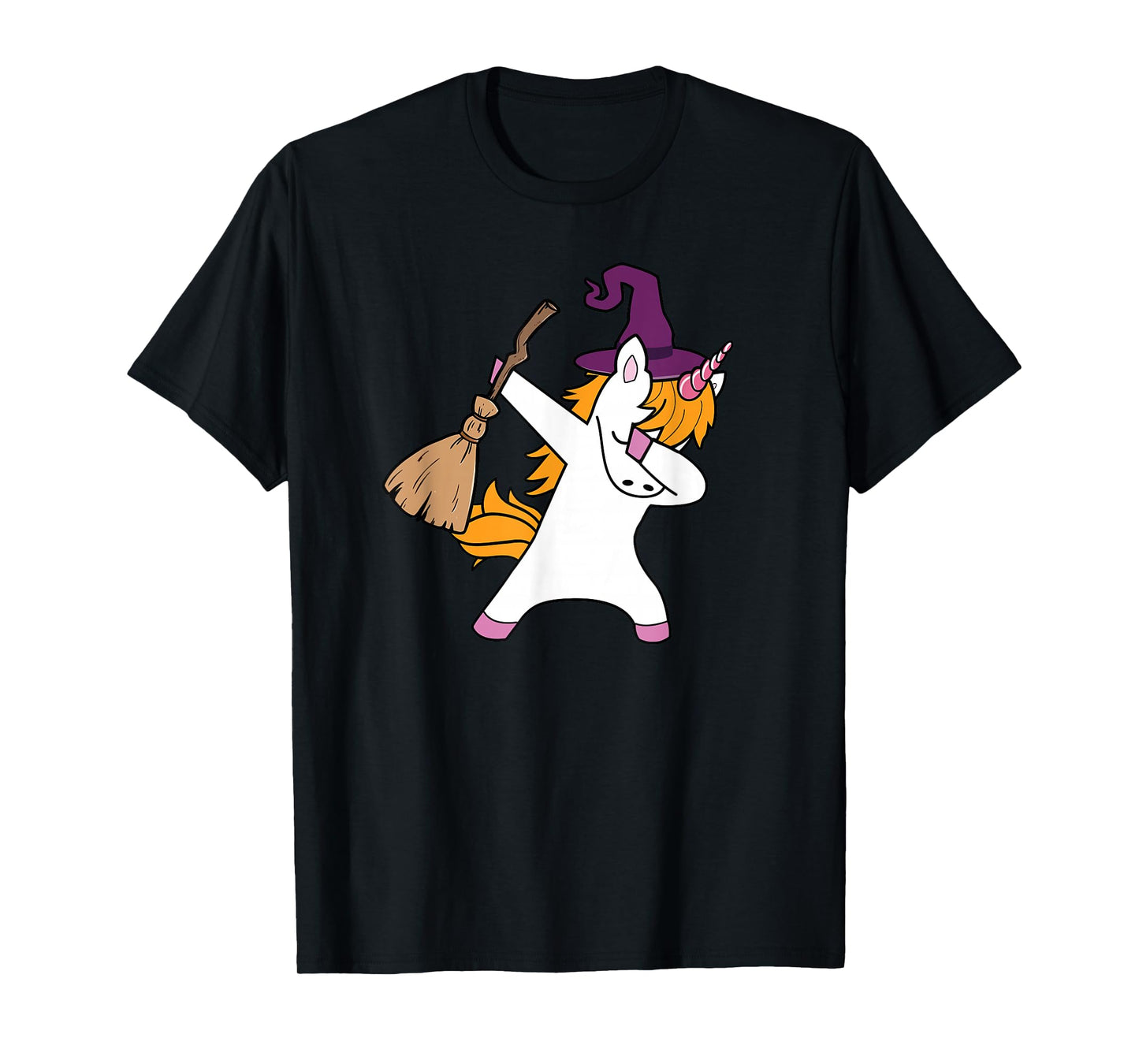 Unicorn Witch Halloween Party Gift T-Shirt
