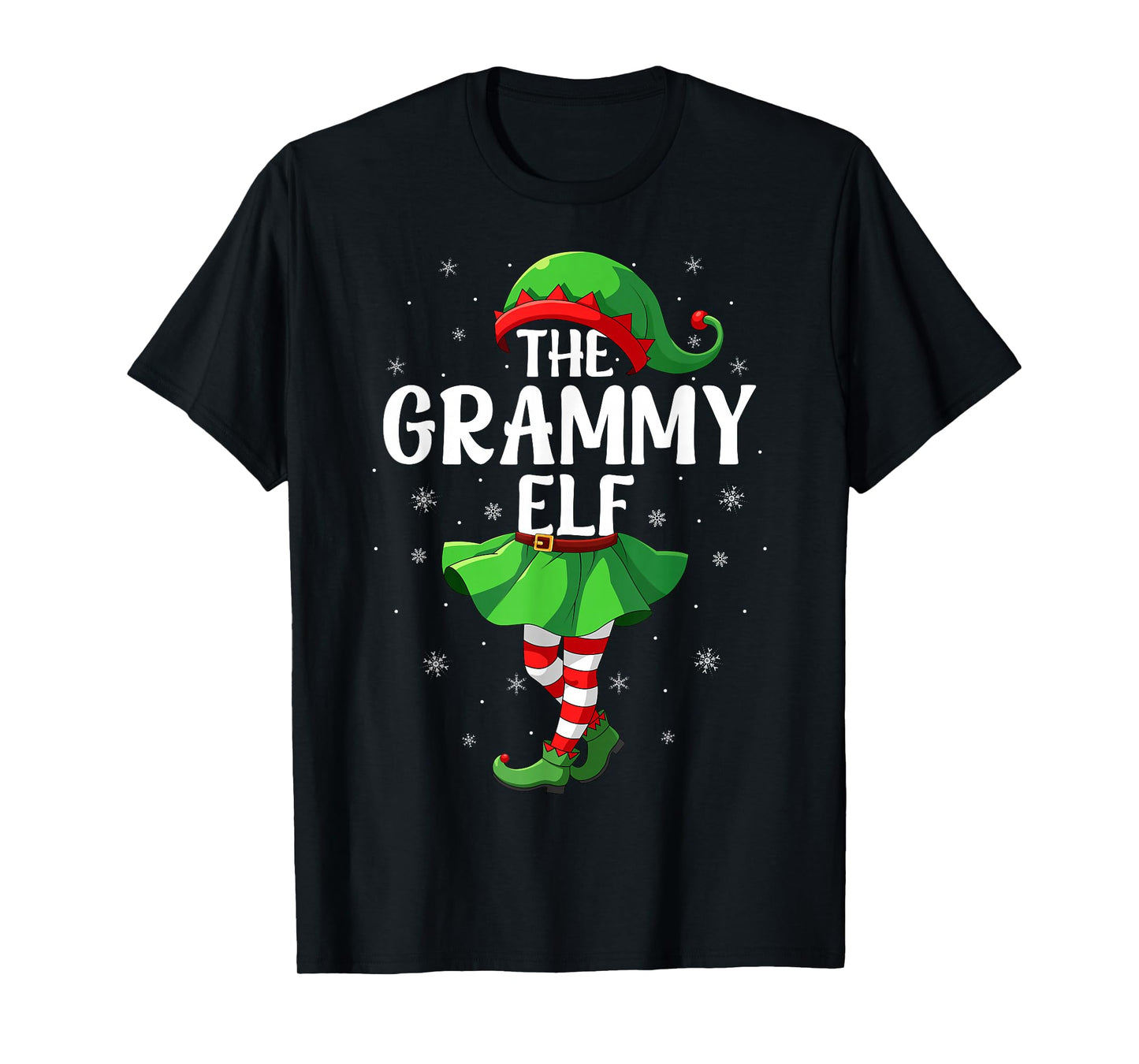 Grammy Elf Christmas Grandma Women Elf Squad Xmas Family T-Shirt