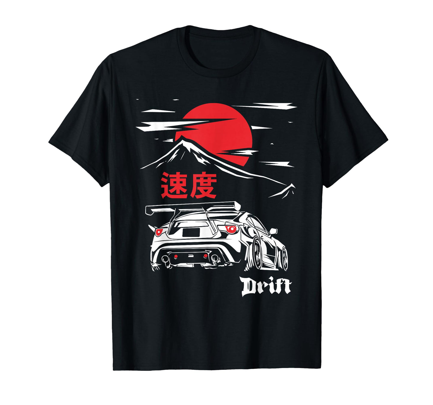 JDM Tokyo Japan Drift Race Car Tuning Retro Vintage Graphic T-Shirt