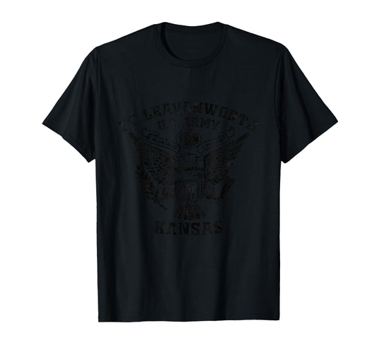 Fort Leavenworth US Military Base Kansas KS Ft Leavenworth T-Shirt