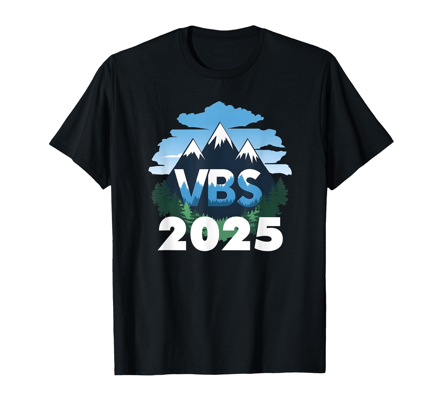 VBS Team 2025 Vacation Bible School Mountain Nature VBS T-Shirt
