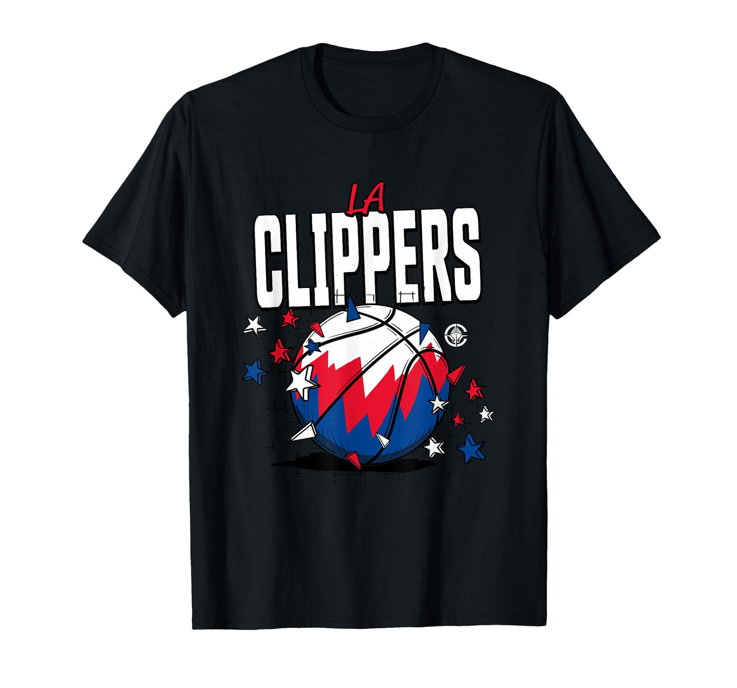 NBA Los Angeles Clippers Doodle Basketball Stars T-Shirt