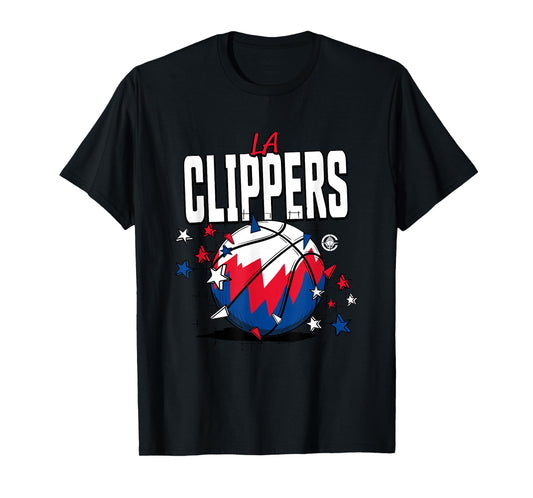 NBA Los Angeles Clippers Doodle Basketball Stars T-Shirt