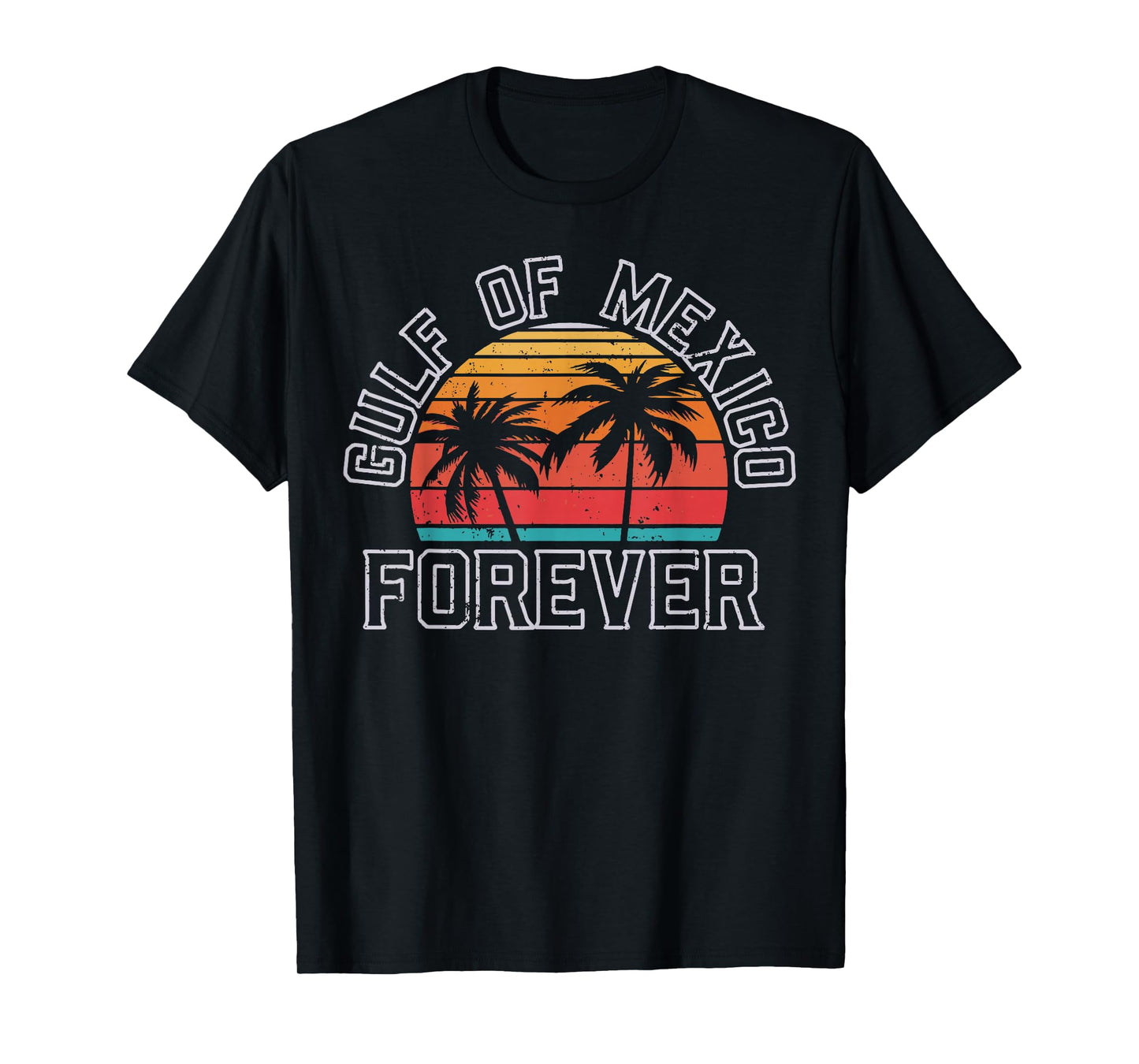 Gulf of Mexico Forever sunset vintage T-Shirt