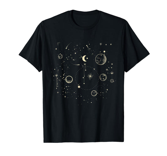 Astronomy Stars Sun Moon Planets Astronaut Cosmonauts Gift T-Shirt