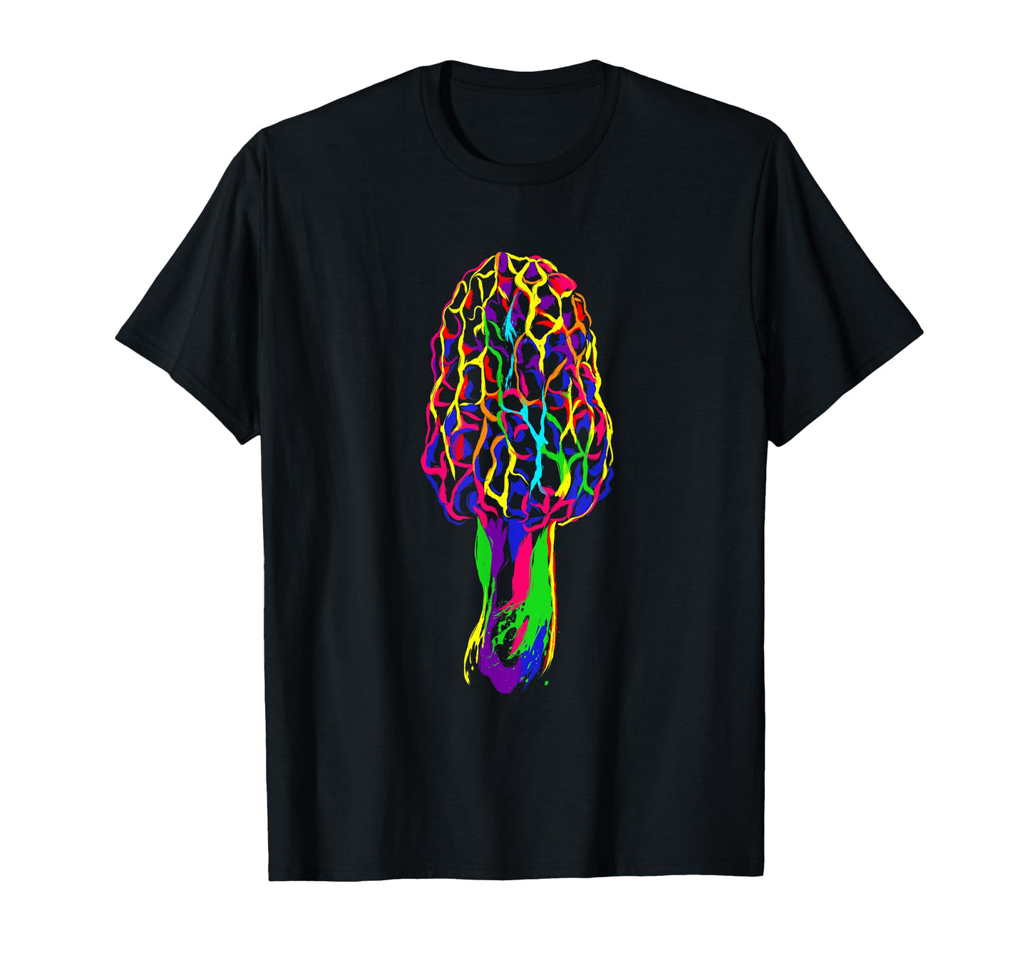 Colorful Morel Mushroom T-Shirt