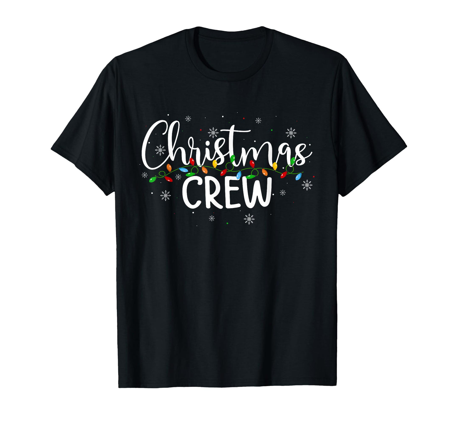 Christmas Crew Pajamas Matching Family Group Holiday Xmas T-Shirt
