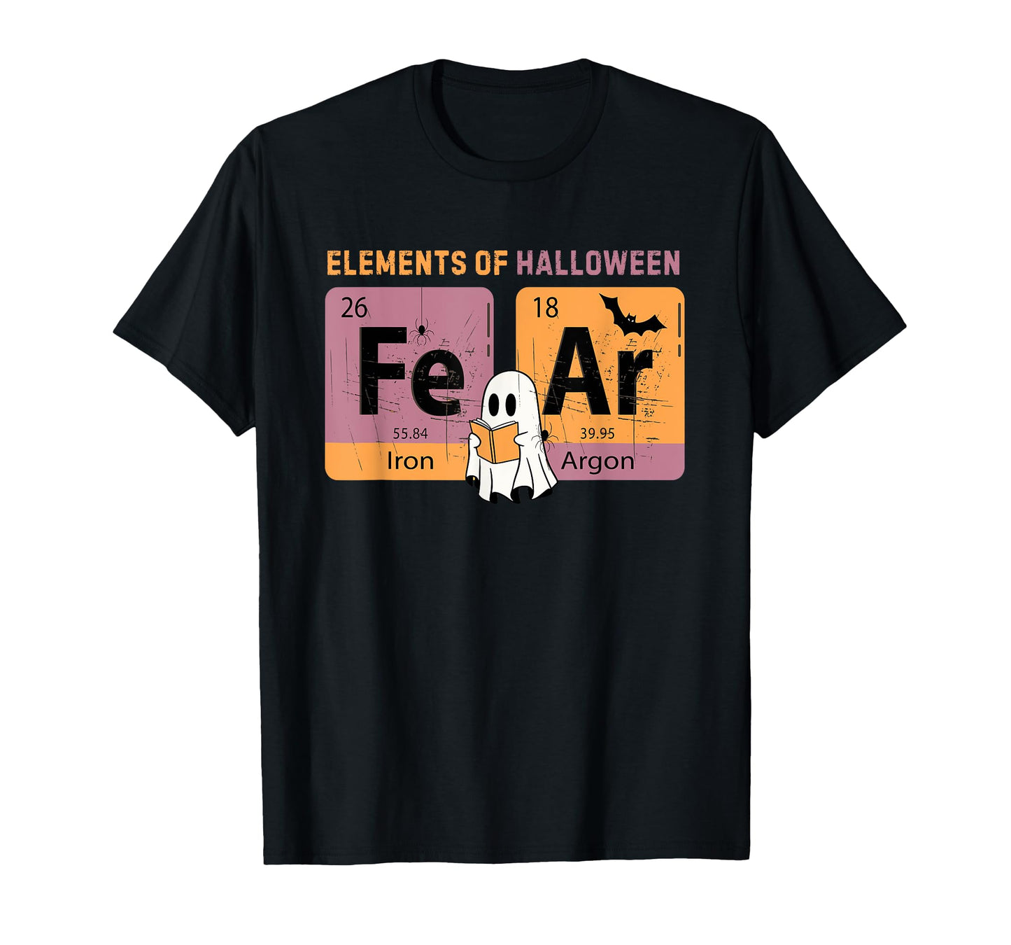 Elements Of Halloween FeAr Periodically Halloween Chemistry T-Shirt