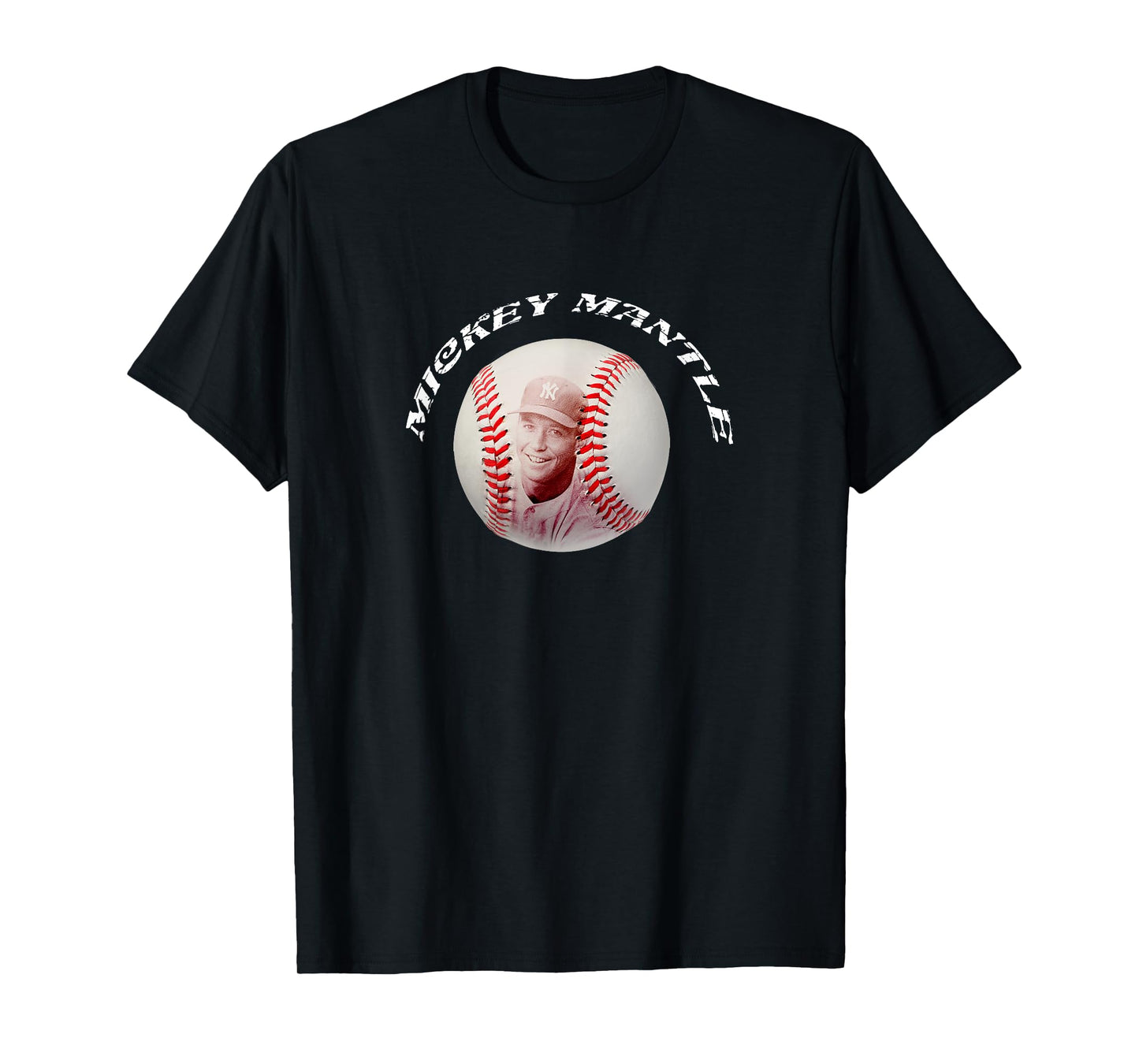 Mickey Mantle_Baseball_002 T-Shirt