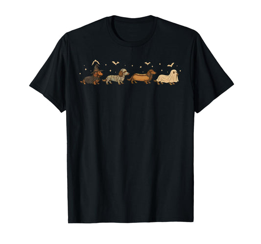 Dachshund Lover Dog Halloween Party Wear T-Shirt