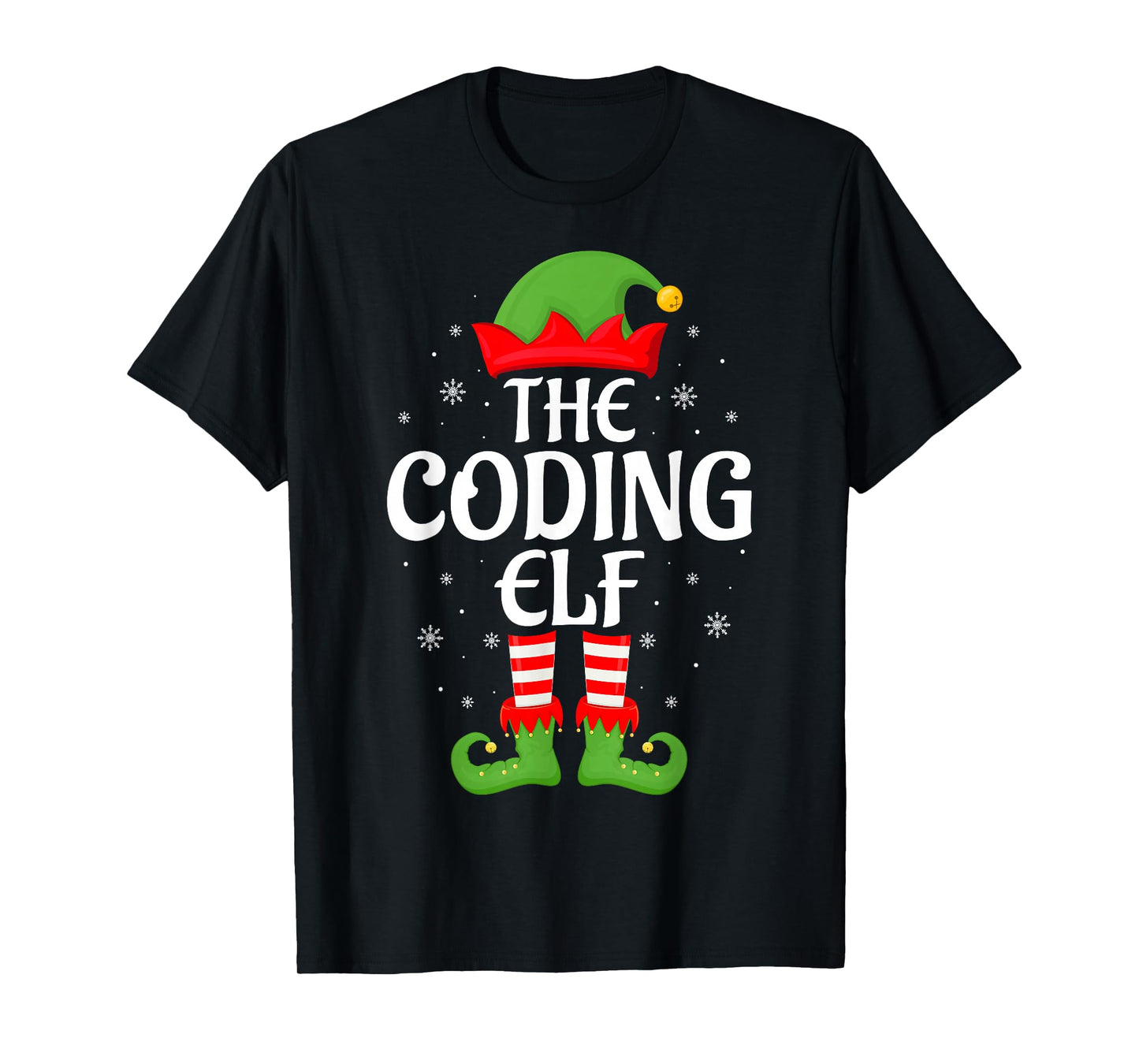 Coding Elf Xmas Family Matching Elf Squad Christmas T-Shirt