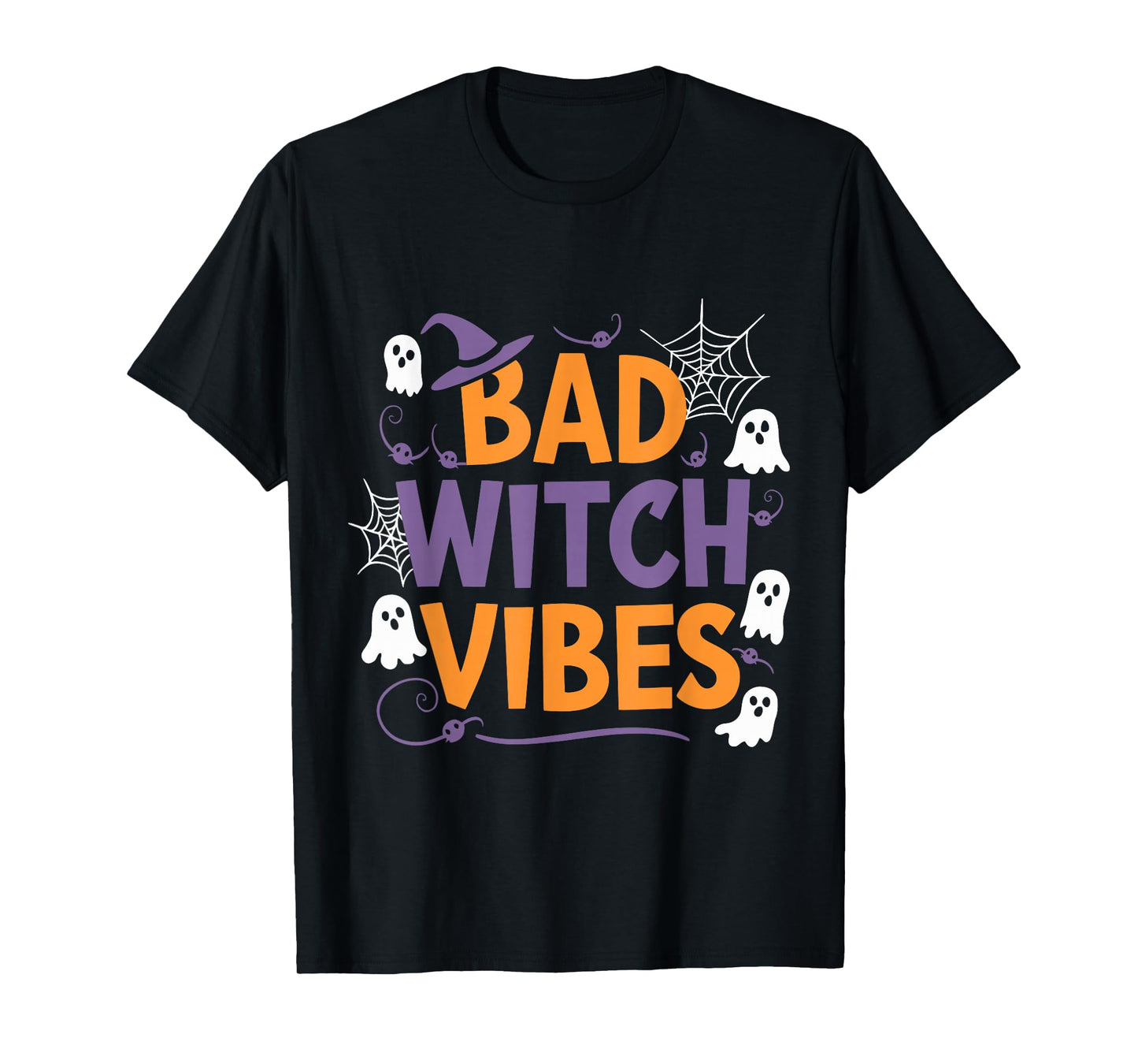 Bad Witch Vibes Halloween T-Shirt