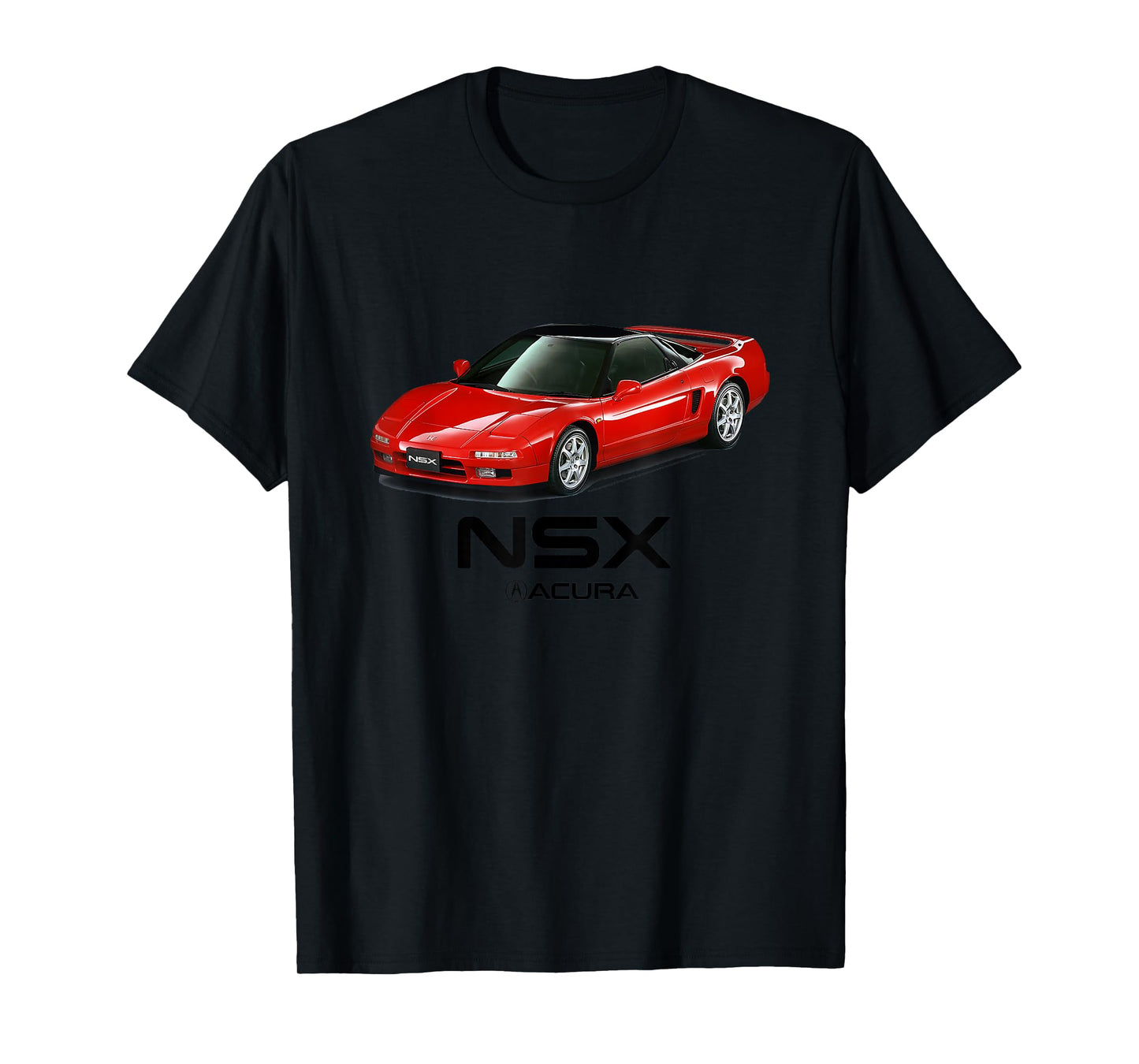 Honda NSX Classic Red Sports Car T-Shirt