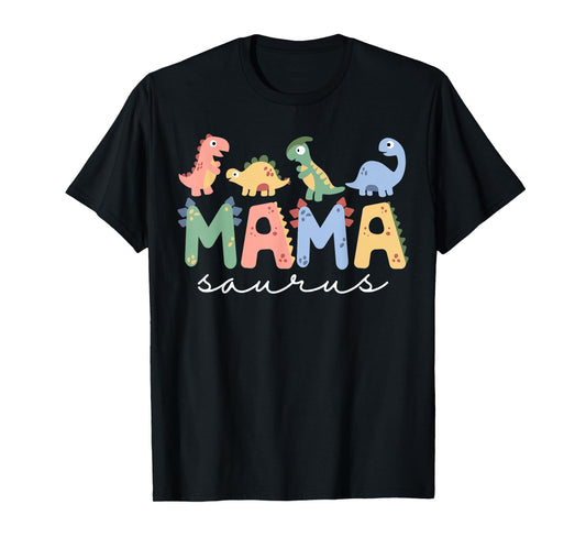 Funny Cute Mamasaurus T Rex Dinosaur Mama Saurus Family T-Shirt
