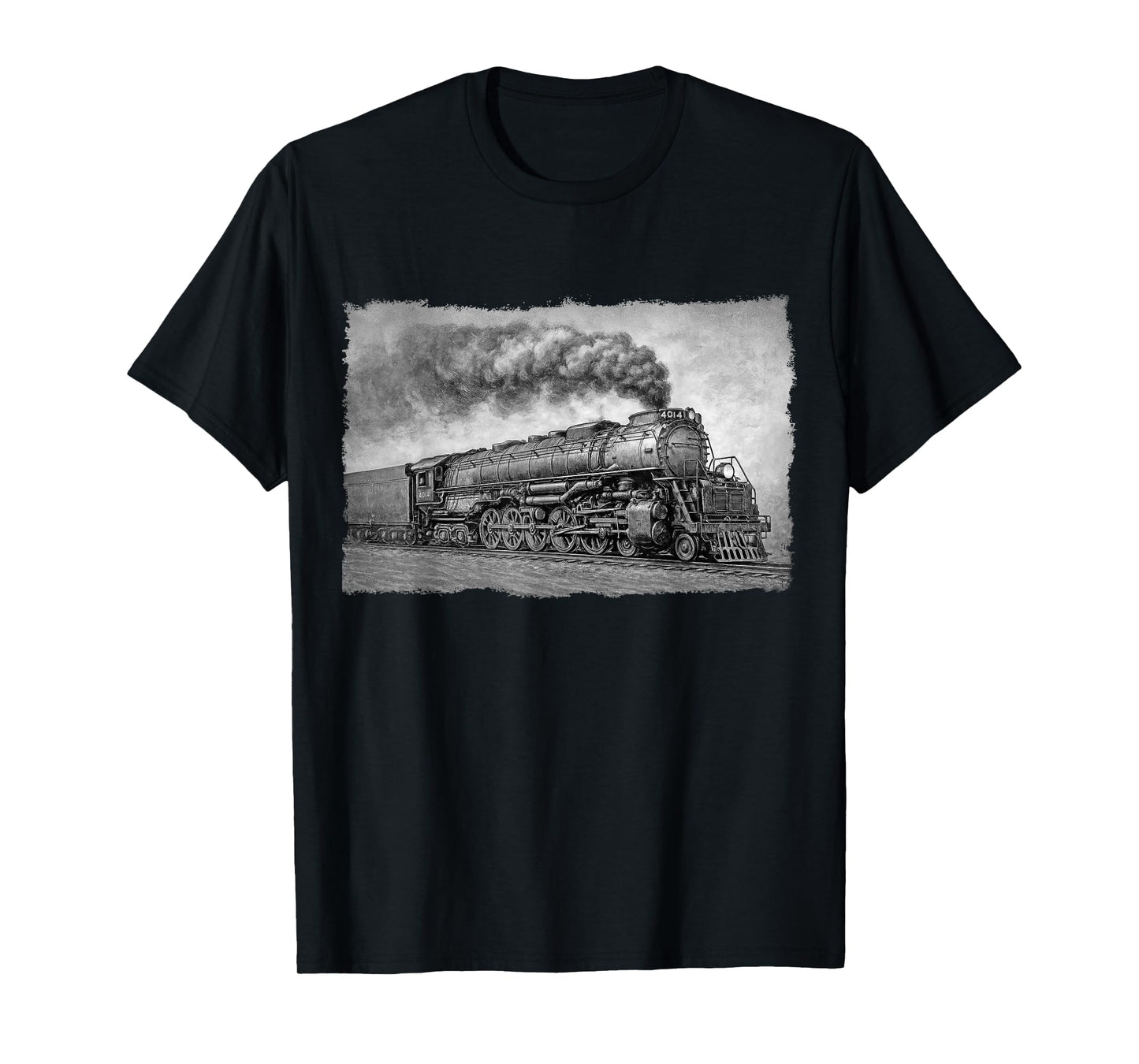 1940s Big Boy Steam Engine Locomotive - Vintage 4014 Train T-Shirt