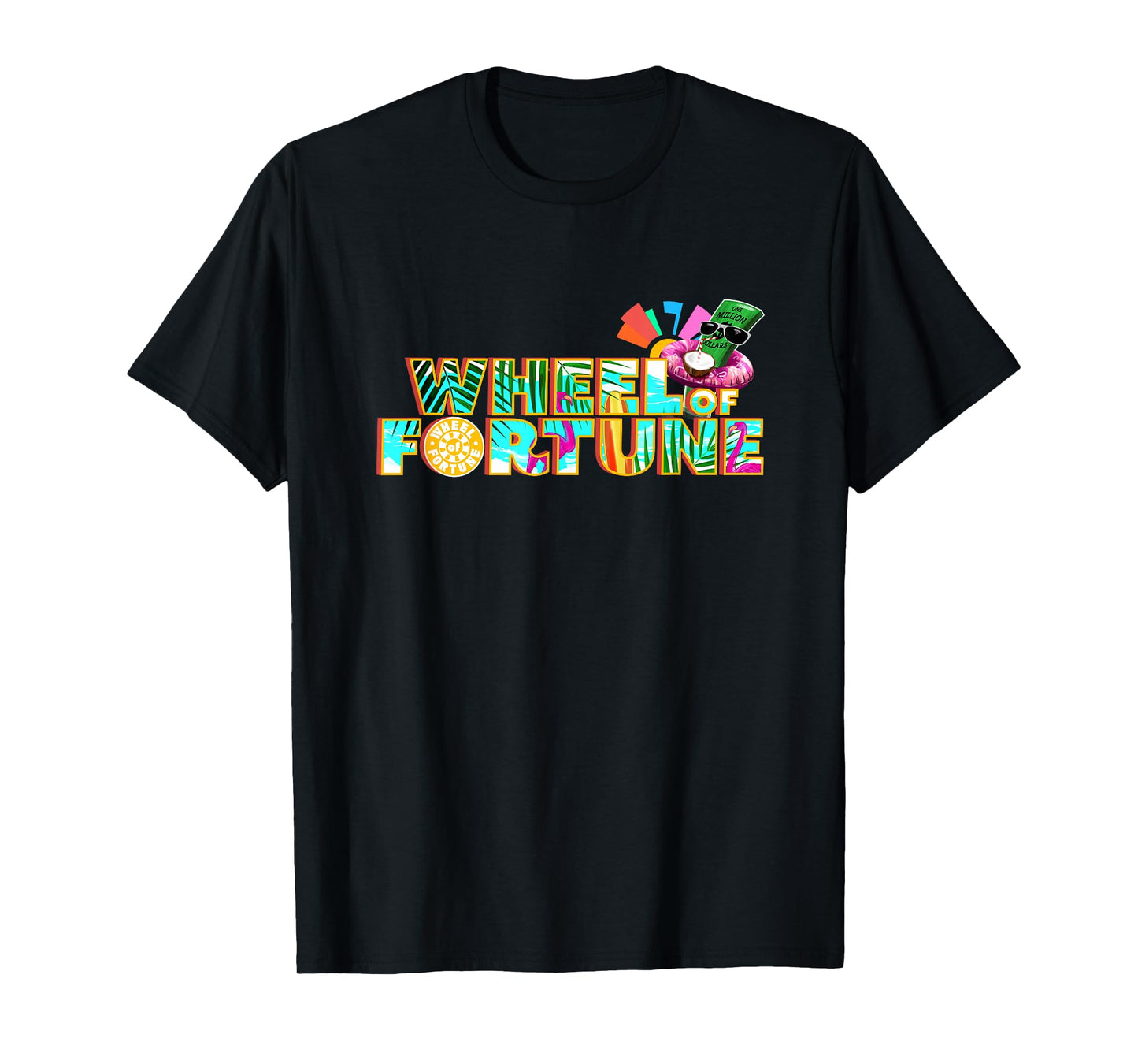 Wheel of Fortune Tropical Logo T-Shirt