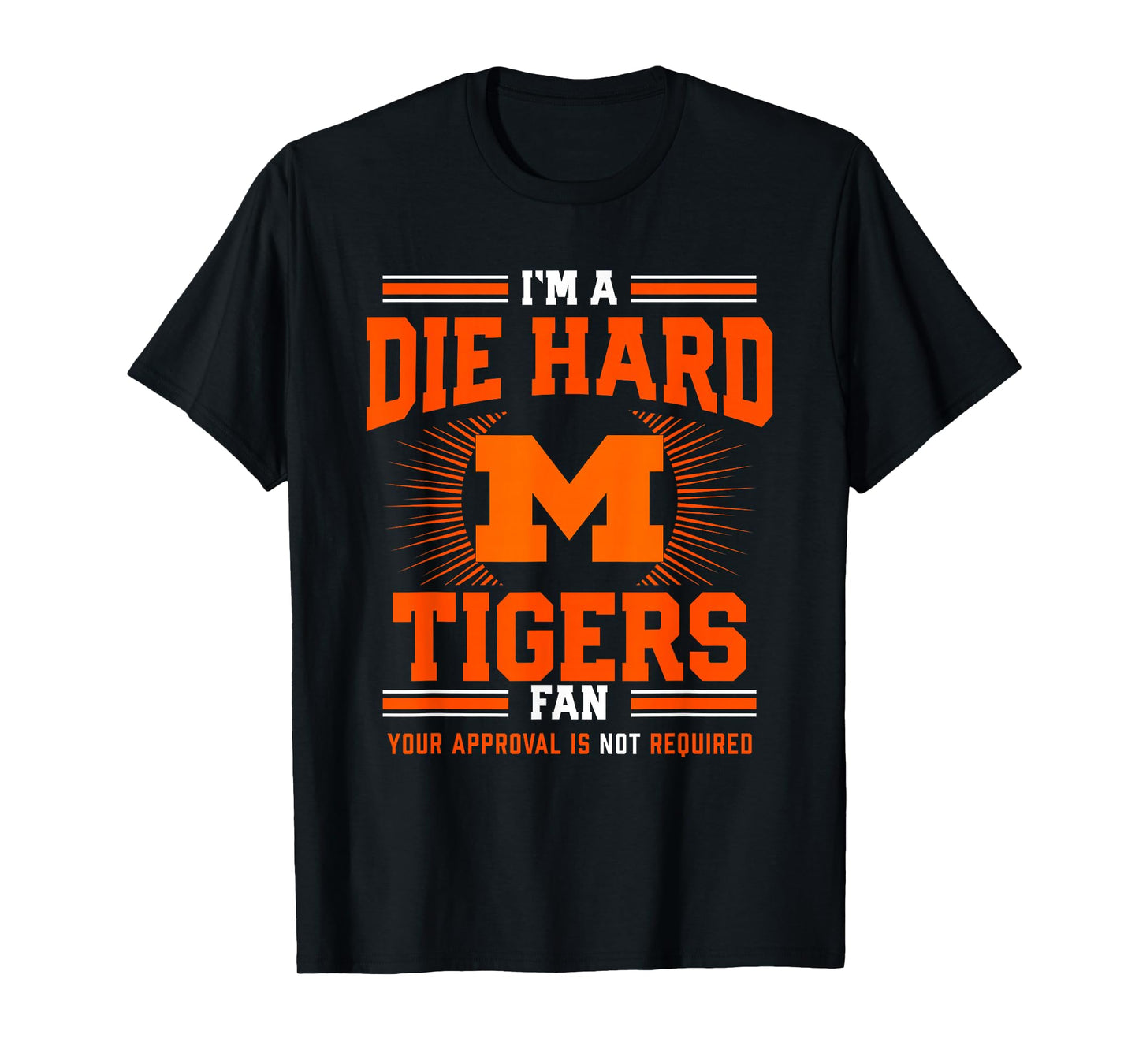 Massillon Tigers Logo Die Hard Fan HS T-Shirt