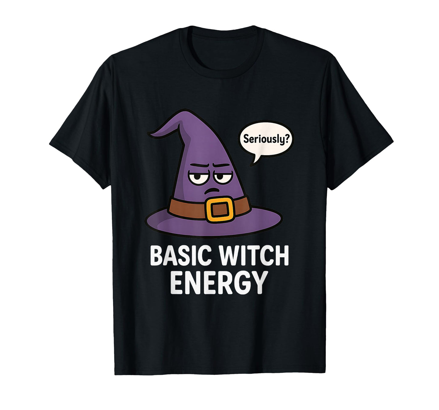 Funny Basic Witch Pun Sarcastic Halloween Costume for Women T-Shirt