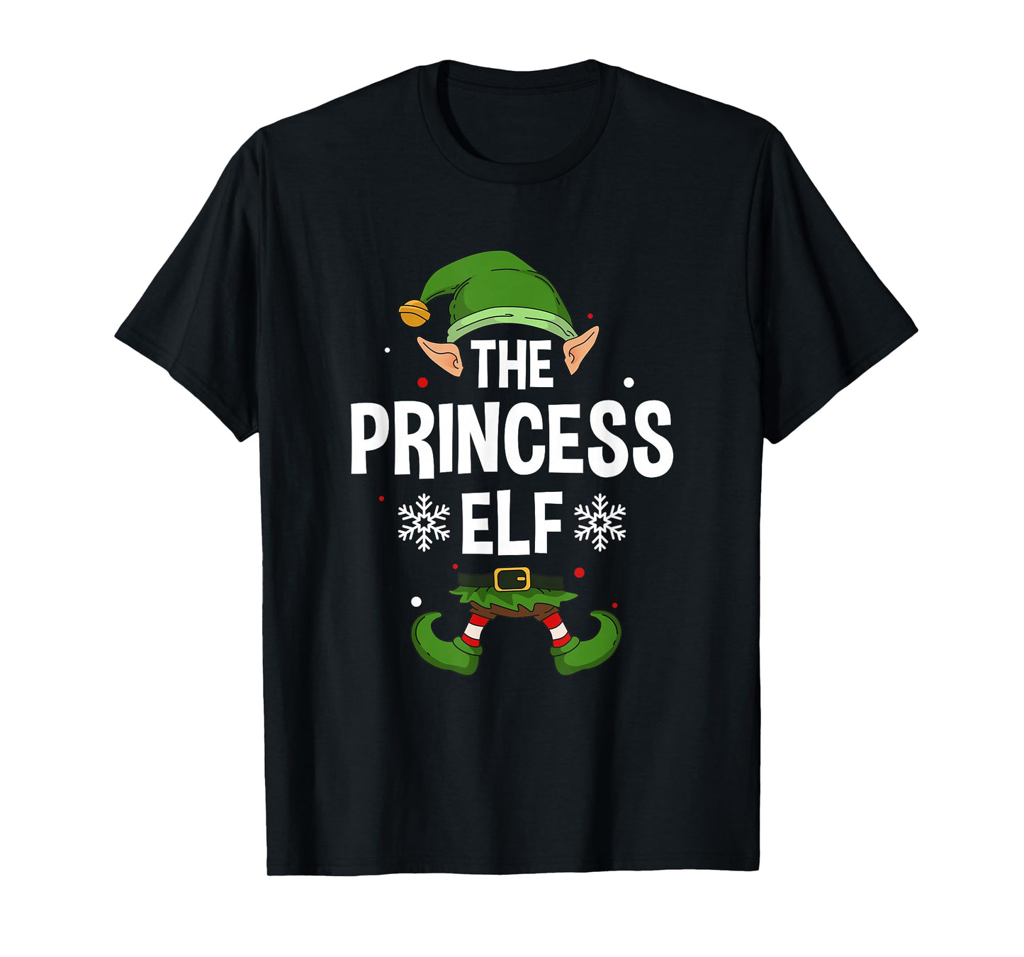 The Princess Elf Party Family Group Matching X-Mas Queen T-Shirt