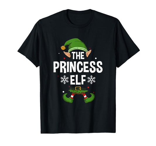 The Princess Elf Party Family Group Matching X-Mas Queen T-Shirt
