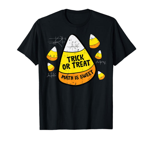 Halloween Candy Corn Math Sweet Trick Treat Men Women Kids T-Shirt