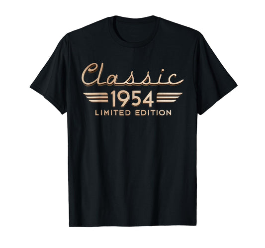 Classic 1954 Limited Edition 70 Year Old Gift 70th Birthday T-Shirt