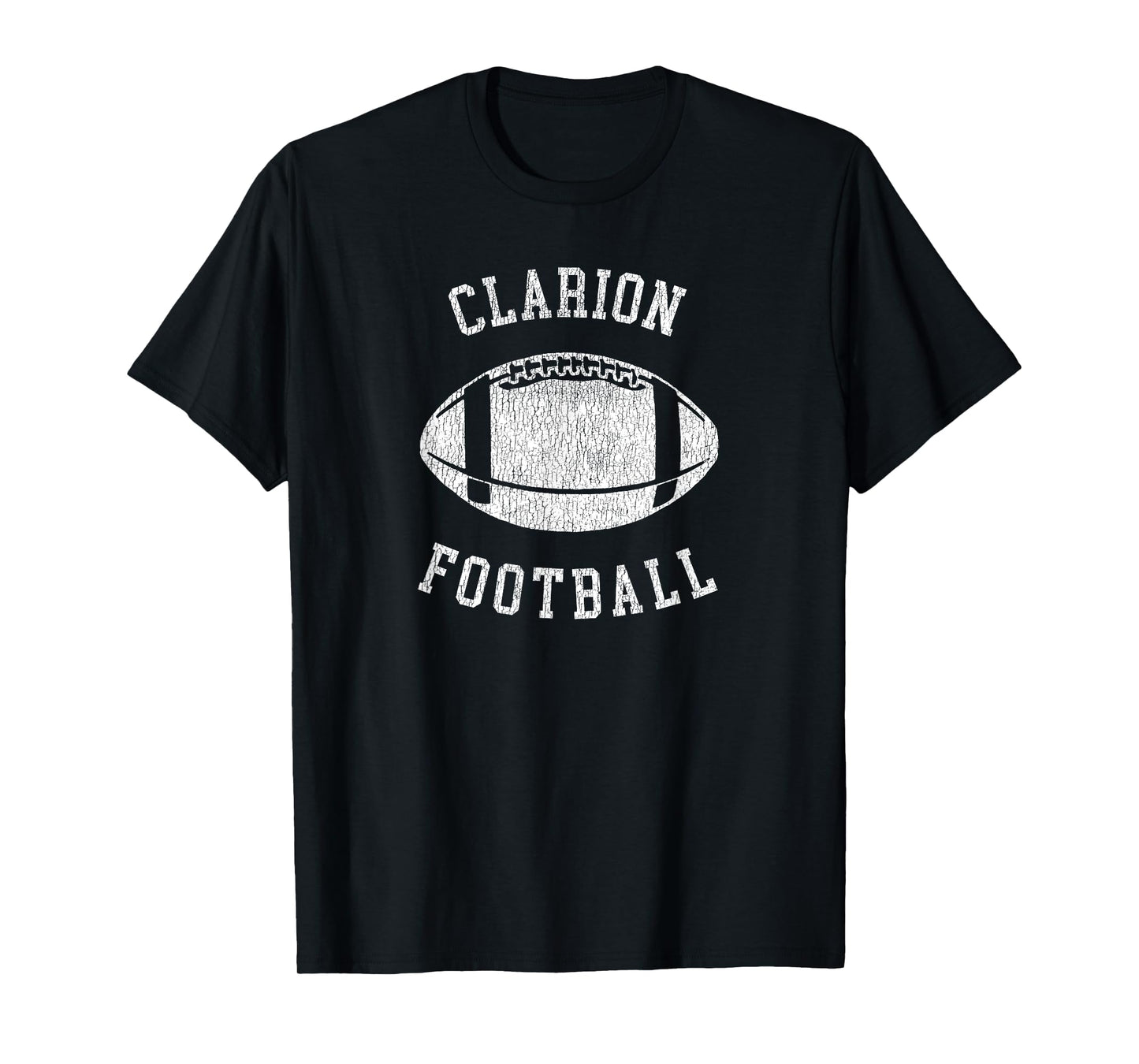 Clarion Football Distressed Vintage 80's Throwback Classic T-Shirt
