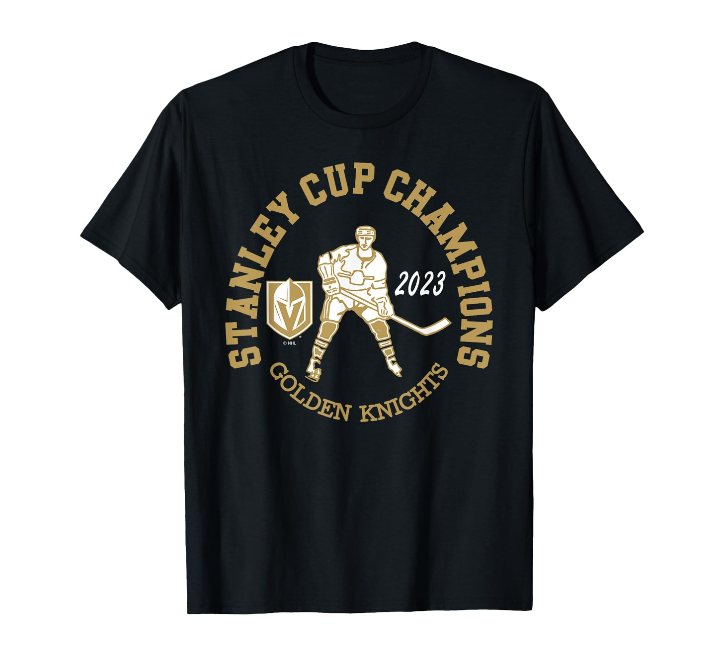 Vegas Golden Knights Stanley Cup Champions 2023 Black T-Shirt