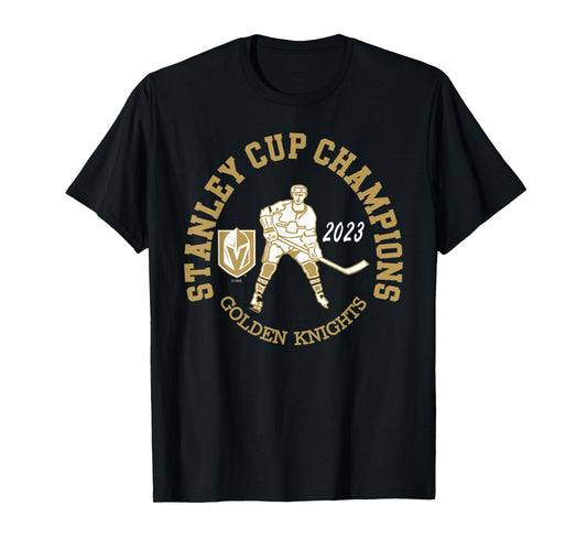Vegas Golden Knights Stanley Cup Champions 2023 Black T-Shirt