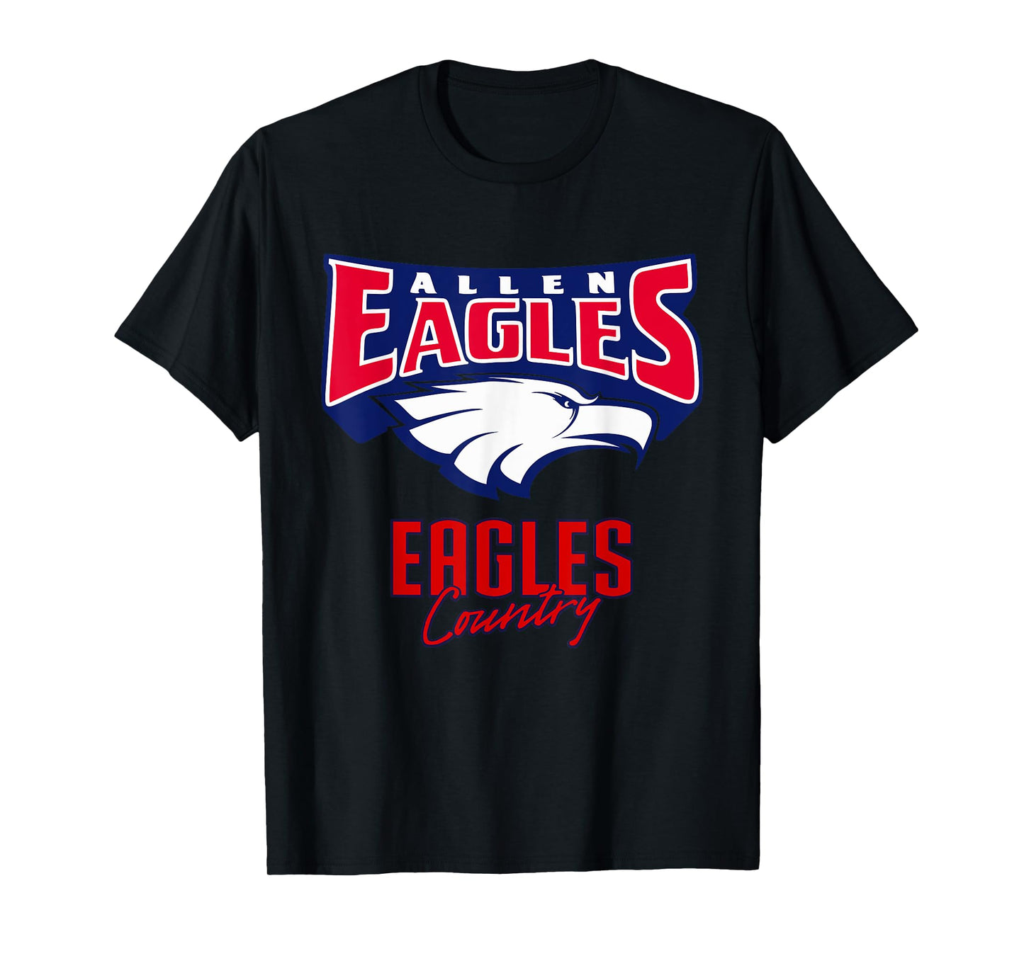 Allen Eagles Logo Country HS T-Shirt